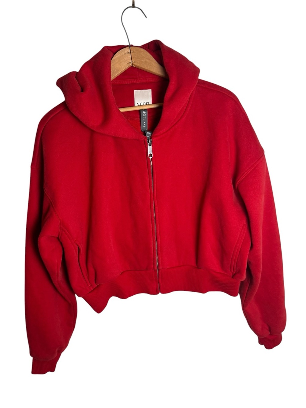 Vuori Women's Sedona Classic Full Zip Jacket Crimson Red S - Picture 3 of 9